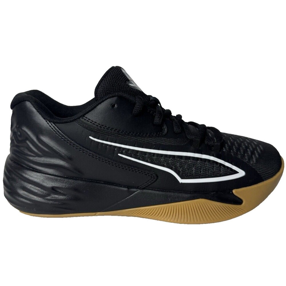 Puma Womens Size 7.5 Stewie 1 Black Gum Basketball Sneakers Shoes Athletic